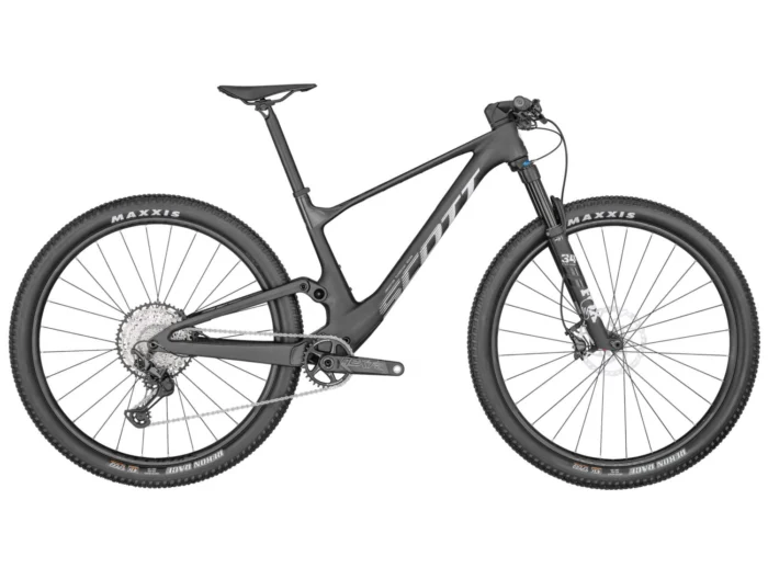 Bicicleta full suspension de carbon Scott Spark RC Team negru furca Fox 34