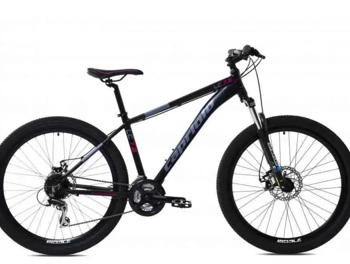 Bicicleta MTB frane disc 27.5 inch Capriolo Lc 7.2 Negru Pink Bicicleta dama