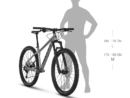 Bicicleta Mtb Kellys Gibon 10 de 29 inch Furca: SR SUNTOUR XCM34 DS (29) Boost, 130 mm, coil spring / 15 mm thru axle