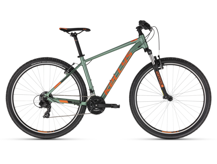 Bicicleta Mtb Kellys Spider 10 Green 27.5 inch Furca: SR SUNTOUR XCE28 (27.5), 80 mm, coil spring
