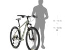 Bicicleta Mtb Kellys Spider 50 Red 29 inch Etrieri: SHIMANO MT200 Hydraulic Disc