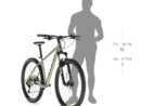 Bicicleta Mtb Kellys Spider 70 Sand 27.5 inch Furca: SR SUNTOUR XCM HLO DS (27.5"), 100 mm, coil / Speed Lockout