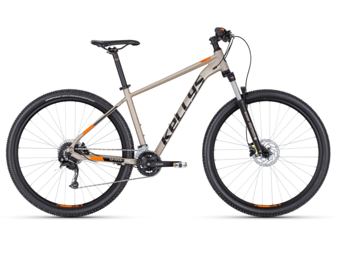 Bicicleta Mtb Kellys Spider 70 Sand 27.5 inch Furca: SR SUNTOUR XCM HLO DS (27.5"), 100 mm, coil / Speed Lockout