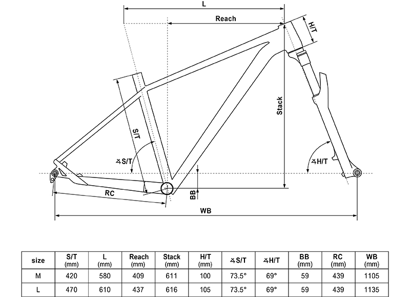 Bicicleta Mtb dama Kellys Mystery 30 Pedalier: SAMOX (32T) - length 170 mm (M), 175 mm (L)
