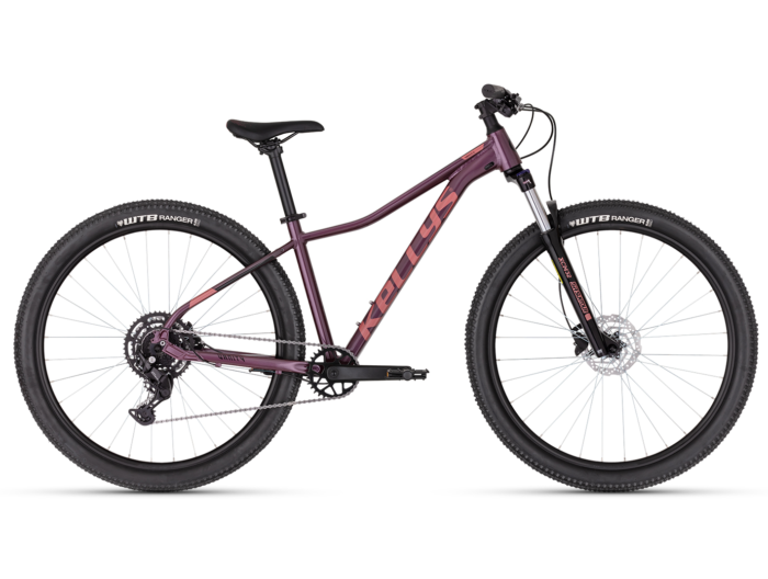 Bicicleta Mtb dama Kellys Vanity X70 Raspberry Furca: SR SUNTOUR XCM32 NLO DS (29"), 100 mm, coil / Speed Lockout