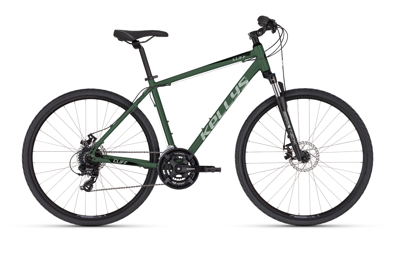 Bicicleta barbati Kellys Cliff 70 Moss Green Cadru: KELLYS Crosslite