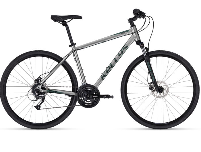 Bicicleta barbati Kellys Cliff 90 Medium Grey 28 inch Transmisie: 3x8