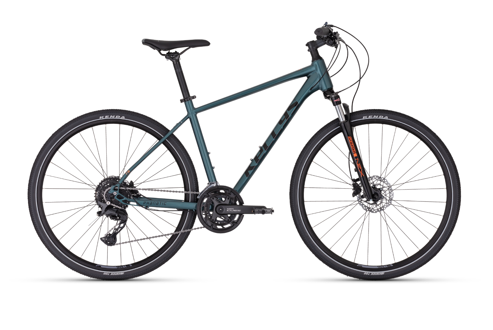 Bicicleta barbati Kellys Phanatic 70 Pine Green 28 inch Furca: SR SUNTOUR NEX RL DS, 63 mm, coil / Remote Speed Lockout
