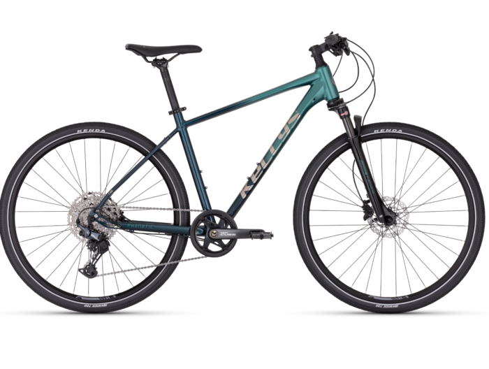 Bicicleta barbati Kellys Phanatic 90 Emerald Green Furca: SR SUNTOUR NCX-D Air RL DS, 63 mm, air / Remote Speed Lockout