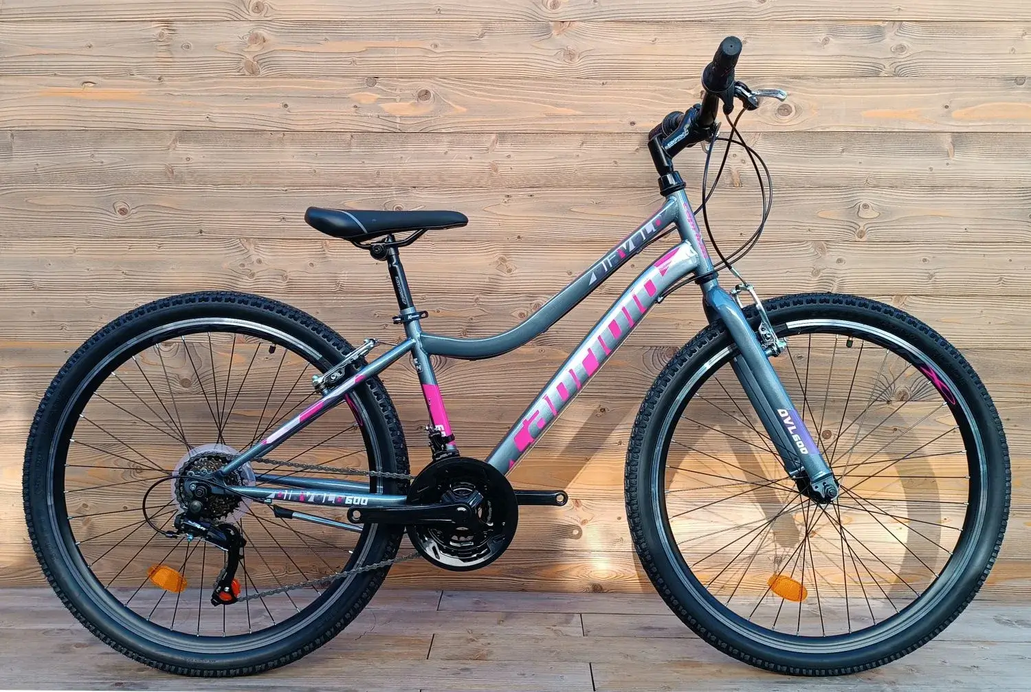 Bicicleta copii 26 inch capriolo diavolo gri violet Bicicleta pentru fete