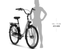 Bicicleta dama Kellys Avery 30 White 26 inch Butuci: SHIMANO Dynamo Nexus C3000 / SHIMANO Nexus 3C41 Inter-3 (36 holes)