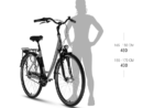 Bicicleta dama Kellys Avery 50 Graphite Grey 28 inch SHIMANO Dynamo Nexus C3000 / SHIMANO Nexus 3C41 Inter-3 (36 holes)