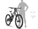 Bicicleta downhill Kellys Noid 70 Sapphire Blue 29 inch / 27.5 inch Furca: ROCK SHOX BoXXer Select (29") Boost, 200 mm, DebonAir / Charger RC / Maxle Stealth 20 mm thru axle