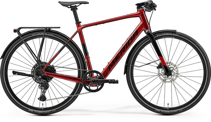 Bicicleta electrica Merida eSPEEDER 400 EQ L Dark Strawberry Motor: Mahle X30 Drive Unit