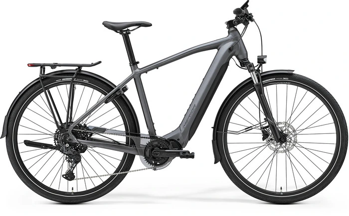 Bicicleta electrica Merida eSPRESSO 500 EQ XL Matt dark silver Bicicleta asistata electric