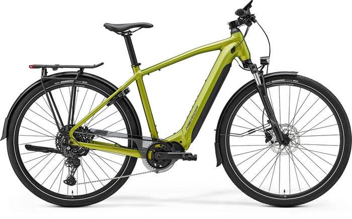 Bicicleta electrica Merida eSPRESSO 500 EQ XL Matt green Ebike