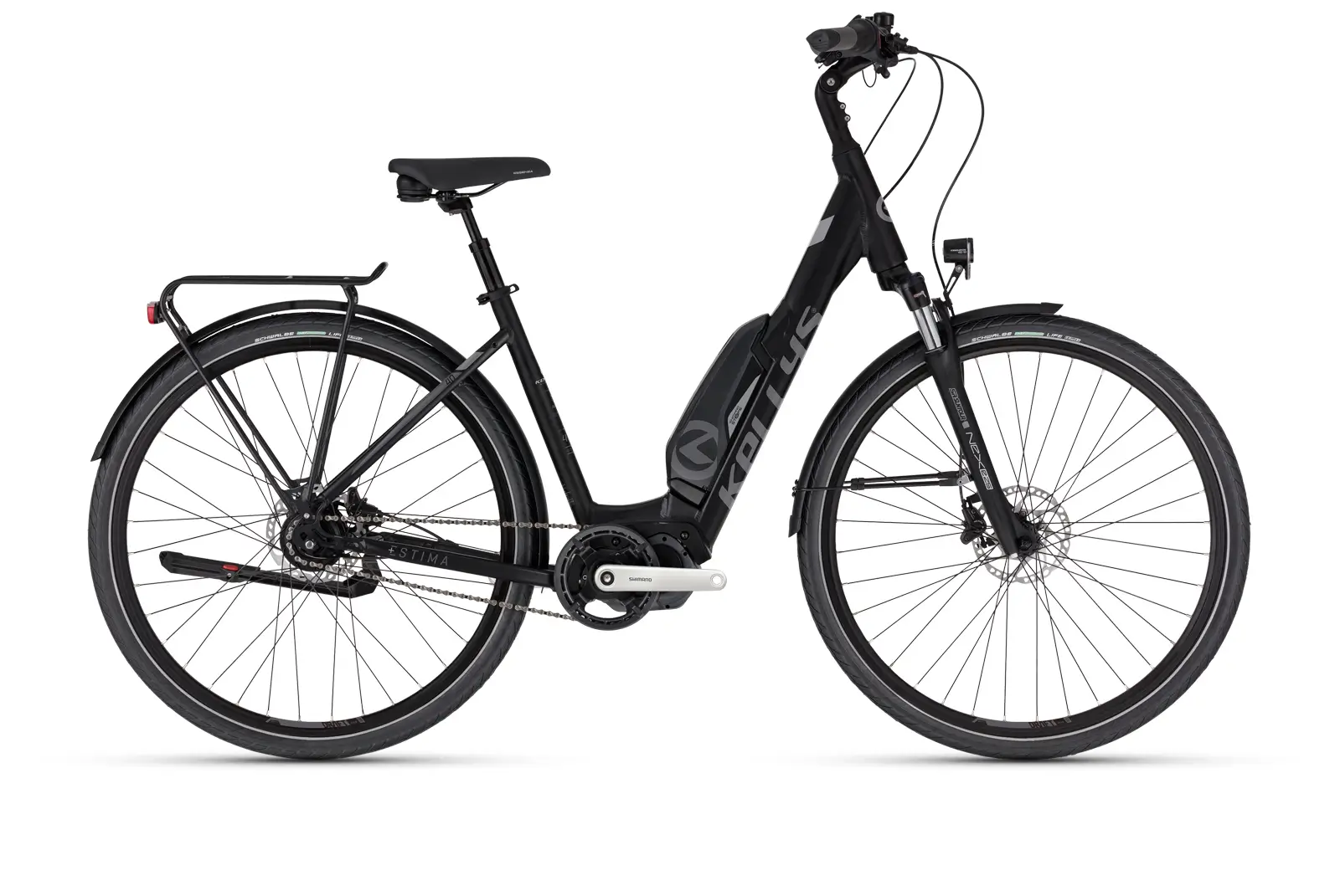 Bicicleta electrica dama KELLYS Estima 40 Shimano Black 28 inch 504Wh Motor: SHIMANO STEPS E5000, 36 V