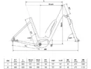 Bicicleta electrica dama KELLYS Estima 40 Shimano Rose Gold 28 inch 630Wh Motor: SHIMANO E5100, 50 Nm, 36 V