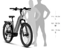 Bicicleta electrica dama KELLYS Estima 80 Di2 SH Antracite 27.5″ 820Wh Pinion:for internal hub Nexus 24T