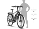 Bicicleta electrica de oras E-Carson 30 Panasonic Magic Blue M 28″ 725Wh Kellys Motor: PANASONIC GX Ultimate, 95 Nm, 36 V