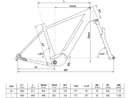 Bicicleta electrica de oras E-Carson 70 Panasonic Graphite Borealis 28 inch 820Wh Kellys Motor: PANASONIC GX Ultimate, 95 Nm, 36 V