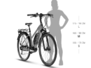 Bicicleta electrica de oras E-Cristy 30 Panasonic Magic Green 28 inch 725Wh Kellys Motor: PANASONIC GX Ultimate, 95 Nm, 36 V