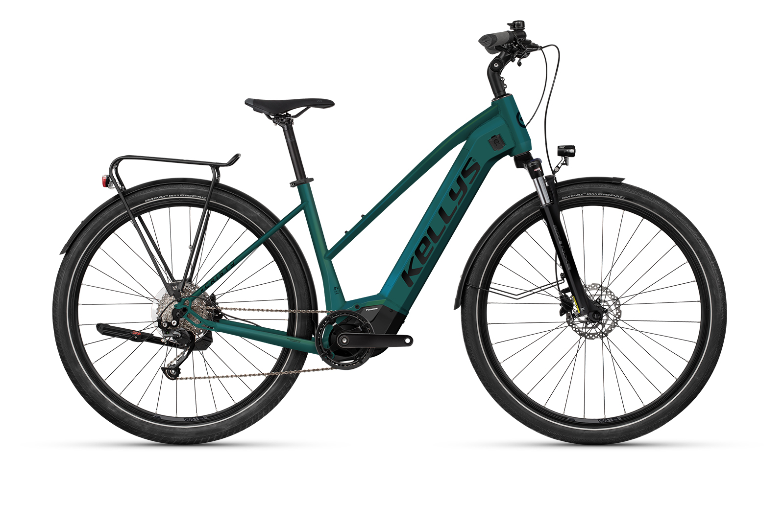 Bicicleta electrica de oras E-Cristy 30 Panasonic Magic Green 28 inch 725Wh Kellys Motor: PANASONIC GX Ultimate, 95 Nm, 36 V