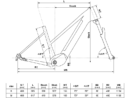 Bicicleta electrica de oras E-Cristy 70 Panasonic Graphite Borealis 28 inch 820Wh Kellys Motor: PANASONIC GX Ultimate, 95 Nm, 36 V