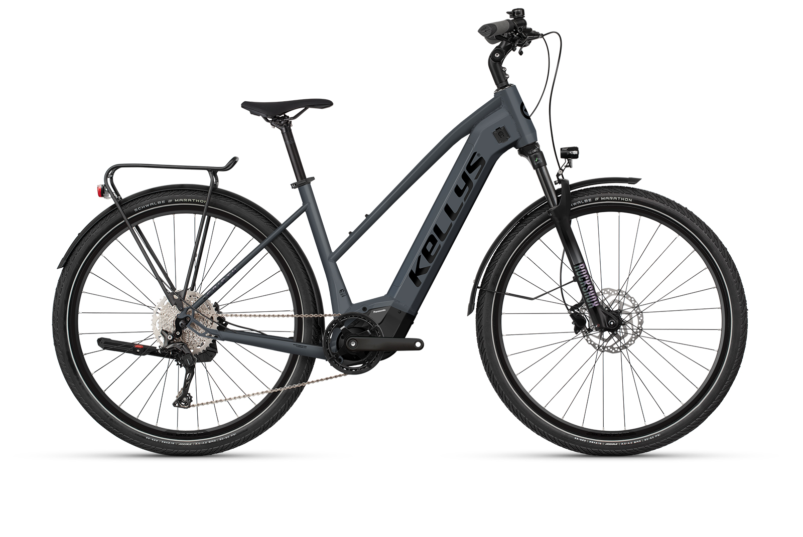Bicicleta electrica de oras E-Cristy 70 Panasonic Graphite Borealis 28 inch 820Wh Kellys Motor: PANASONIC GX Ultimate, 95 Nm, 36 V