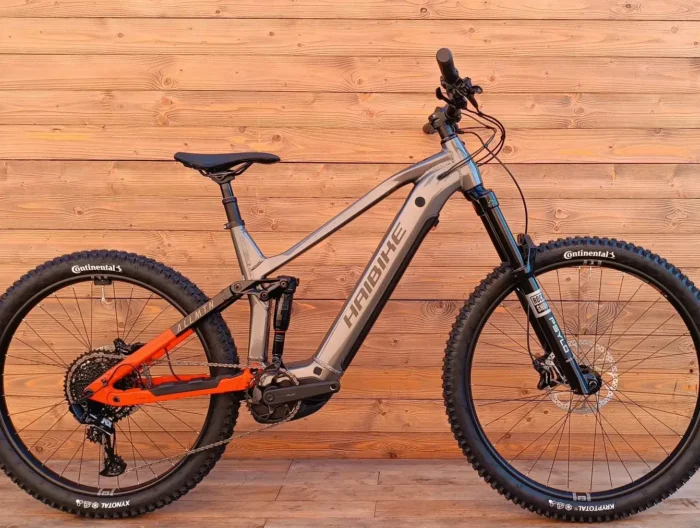 Bicicleta electrica full suspension Haibike ALLMTN4 NX Eagle 12 800Wh silver M