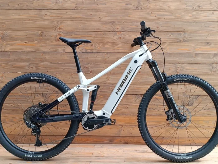 Bicicleta electrica full suspension Haibike ALLTRAIL 8 29 Cues 11G 600Wh M alb Motor Bosch Performance CX 85 Nm