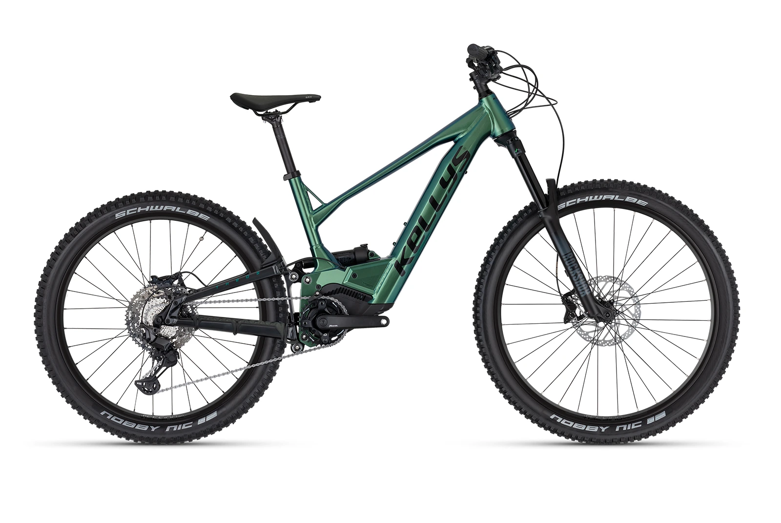 Bicicleta electrica full suspension KELLYS Theos R50 LTD P Magic Green M 29″/27.5″ 725Wh Transmisie: 1x9