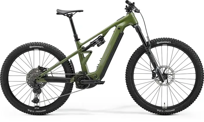 Bicicleta electrica full suspension Merida ETMO 800 Verde Bicicleta electrica motor bosch