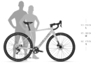 Bicicleta electrica gravel Kellys e-Soot 70 Ivory White Furca: KELLYS Carbon Disc, 1.5" tapered steerer, flat mount disc brake, internal routing / 12 mm thru axle