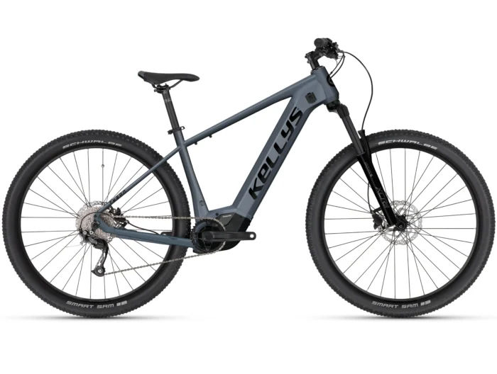 Bicicleta electrica mtb KELLYS Tygon R10 AIR Panasonic Steel Blue 29 inch 725Wh SR SUNTOUR XCR32-AIR LOR DS (29"), 120 mm, air / Speed Lockout / 15 mm thru axle