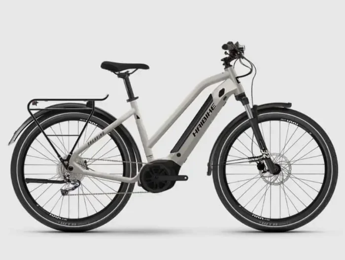 Bicicleta electrica trekking Haibike 3 de 27.5 inch i500Wh gri M, e-bike trekking
