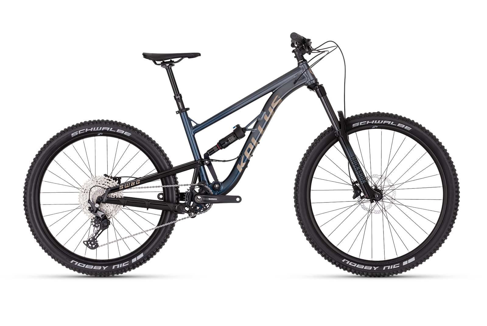 Bicicleta enduro Kellys Swag 10 Quartz Blue 29 inch / 27.5 inch Furca: ROCK SHOX 35 Silver TK (29") Boost, 160 mm, Solo Air / TurnKey / Maxle Stealth 15 mm thru axle