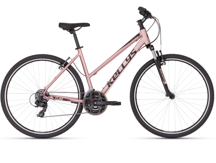 Bicicleta femei Kellys Clea 10 Rose Gold Transmisie: 3x7