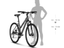 Bicicleta femei Kellys Clea 70 Frost Blue Sa: KLS Comfortline