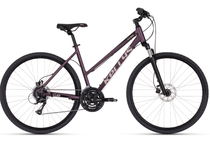 Bicicleta femei Kellys Clea 90 Desert Purple 28″ Transmisie: 3x9