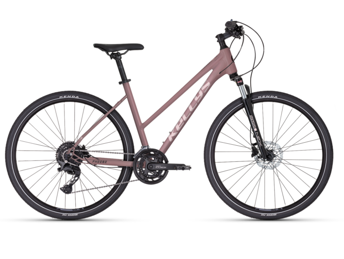 Bicicleta femei Kellys Pheebe 30 Rose Gold 28 inch Furca: SR SUNTOUR NEX RL DS, 63 mm, coil / Speed Lockout