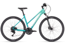 Bicicleta femei Kellys Pheebe 50 Aqua 28 inch Pedalier: SHIMANO Cues U4010-2 (46x30T) - length 170 mm (S), 175 mm (M)