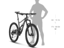 Bicicleta full suspension Kellys Thorx 10 Quartz Blue 29 inch Furca: ROCK SHOX 35 Silver TK (29") Boost, 150 mm, Solo Air / TurnKey / Maxle Stealth 15 mm thru axle
