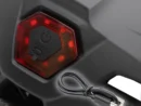 Casca Bicicleta cu lumina fata, spate integrata cu incarcare USB neagra greutate 500 grame