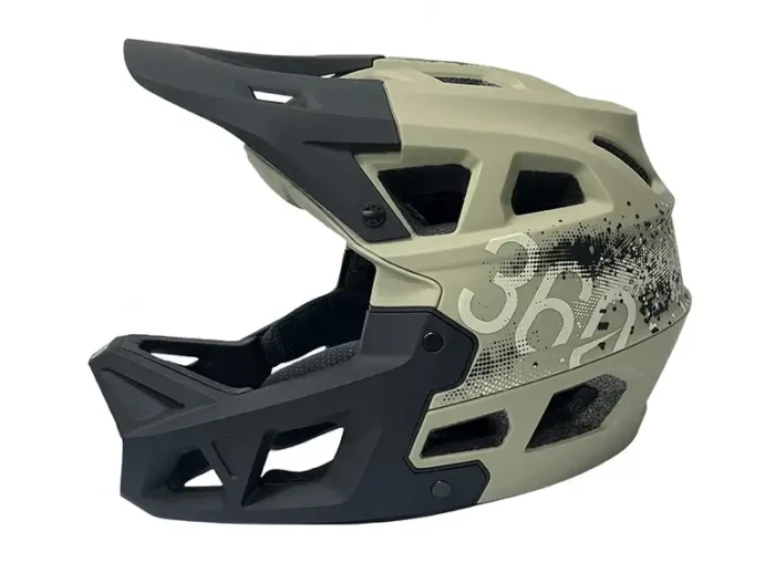 Casca full face eRider 360 military green design sportiv si modern