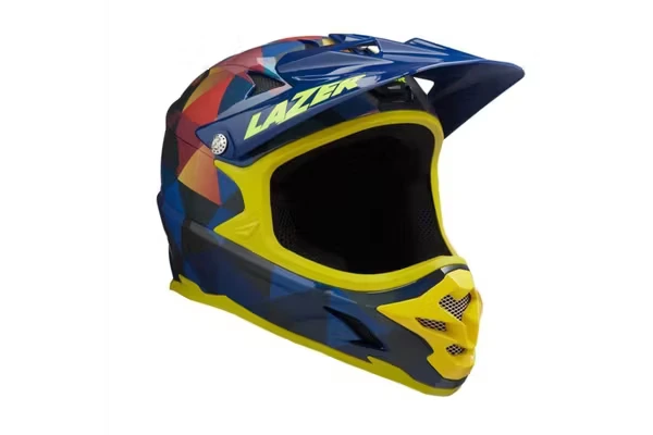 Casca full face gloss colour triangles Lazer Phoenix Design modern și elegant
