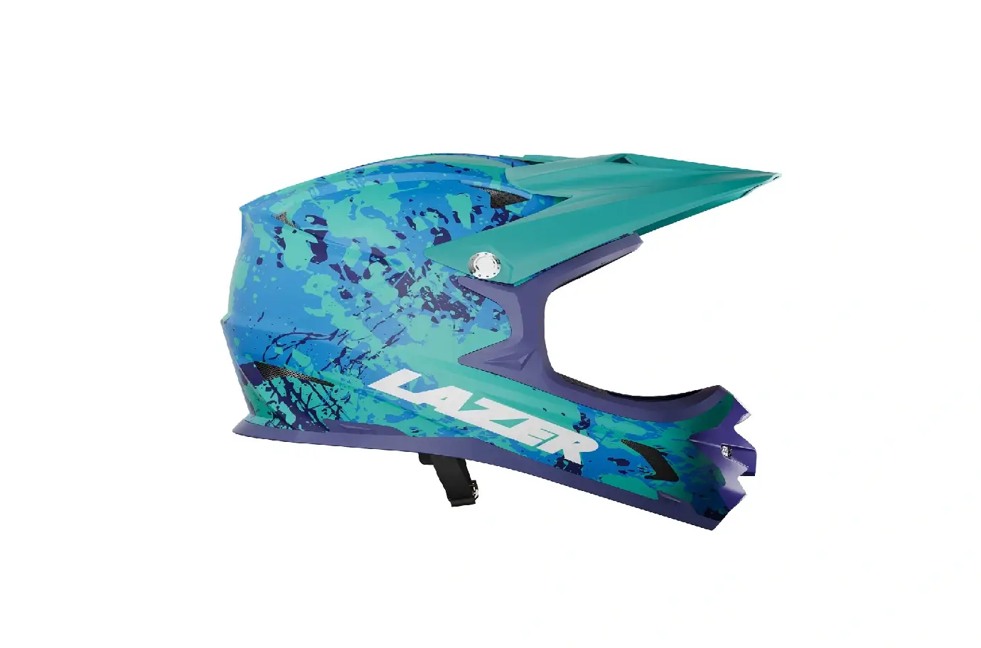 Casca full face inkstorm blue Lazer Pheonix S Casca downhill