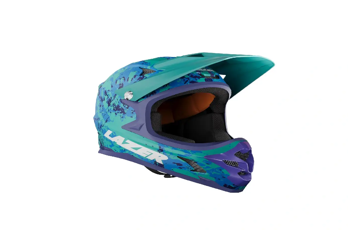 Casca full face inkstorm blue Lazer Pheonix S Casca downhill