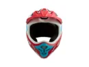 Casca full face white blue red Lazer Phoenix Usoara si bine ventilate