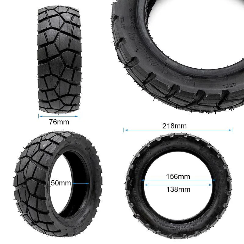 Cauciuc trotineta electrica Kukirin G2 G3 9x3 tubeless antiderapant